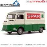 Modelauto 1:18 | Solido 1850015 | Citroën HY SPAR 1969 Modelauto 1:18 | Solido 1850015 | Citroën HY SPAR 1969