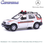 Modelauto 1:43 | Cararama 22049 | Mercedes Benz M Klasse #112 Modelauto 1:43 | Cararama 22049 | Mercedes Benz M Klasse #112