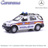 Modelauto 1:43 | Cararama 22052 | Mercedes Benz M Klasse Wit Modelauto 1:43 | Cararama 22052 | Mercedes Benz M Klasse Wit