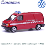 Modelauto 1:43 | Cararama 22021 | Volkswagen T4 #100 Modelauto 1:43 | Cararama 22021 | Volkswagen T4 #100