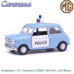 Modelauto 1:43 | Cararama 22065 | MG Mini Licht Blauw Modelauto 1:43 | Cararama 22065 | MG Mini Licht Blauw