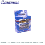 Modelauto 1:87 | Cararama 172X-3 | Range Rover en New Beetle Wit / Oranje Modelauto 1:87 | Cararama 172X-3 | Range Rover en New Beetle Wit / Oranje