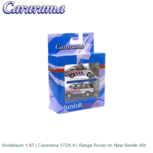 Modelauto 1:87 | Cararama 172X-4 | Range Rover en New Beetle Wit Modelauto 1:87 | Cararama 172X-4 | Range Rover en New Beetle Wit