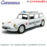 Modelauto 1:43 | Cararama FB23 | Citroën ID19 Wit Modelauto 1:43 | Cararama FB23 | Citroën ID19 Wit