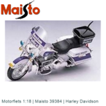 Motorfiets 1:18 | Maisto 39384 | Harley Davidson Motorfiets 1:18 | Maisto 39384 | Harley Davidson