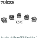 Bouwpakket 1:43 | Denizen RD73 | Figuur Helmet F1 Bouwpakket 1:43 | Denizen RD73 | Figuur Helmet F1