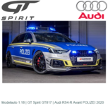 Modelauto 1:18 | GT Spirit GT817 | Audi RS4-R Avant POLIZEI 2020 Modelauto 1:18 | GT Spirit GT817 | Audi RS4-R Avant POLIZEI 2020