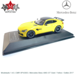Modelauto 1:43 | CMR SP43003 | Mercedes Benz AMG GT Geel / Yellow / Gelbe 2017 Modelauto 1:43 | CMR SP43003 | Mercedes Benz AMG GT Geel / Yellow / Gelbe 2017