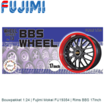 Bouwpakket 1:24 | Fujimi Mokei FU19354 | Rims BBS 17inch Bouwpakket 1:24 | Fujimi Mokei FU19354 | Rims BBS 17inch