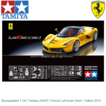 Bouwpakket 1:24 | Tamiya 24347 | Ferrari LaFerrari Geel / Yellow 2013 Bouwpakket 1:24 | Tamiya 24347 | Ferrari LaFerrari Geel / Yellow 2013