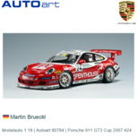 Modelauto 1:18 | Autoart 80784 | Porsche 911 GT3 Cup 2007 #24 Modelauto 1:18 | Autoart 80784 | Porsche 911 GT3 Cup 2007 #24