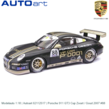 Modelauto 1:18 | Autoart 02112517 | Porsche 911 GT3 Cup Zwart / Goud 2007 #88 Modelauto 1:18 | Autoart 02112517 | Porsche 911 GT3 Cup Zwart / Goud 2007 #88