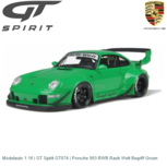 Modelauto 1:18 | GT Spirit GT074 | Porsche 993 RWB Rauh Welt Begriff Groen Modelauto 1:18 | GT Spirit GT074 | Porsche 993 RWB Rauh Welt Begriff Groen