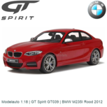 Modelauto 1:18 | GT Spirit GT039 | BMW M235I Rood 2012 Modelauto 1:18 | GT Spirit GT039 | BMW M235I Rood 2012