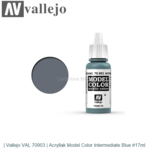| Vallejo VAL 70903 | Acryllak Model Color Intermediate Blue #17ml | Vallejo VAL 70903 | Acryllak Model Color Intermediate Blue #17ml