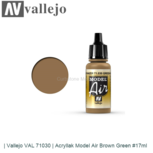 | Vallejo VAL 71030 | Acryllak Model Air Brown Green #17ml | Vallejo VAL 71030 | Acryllak Model Air Brown Green #17ml