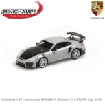 Modelauto 1:87 | Minichamps 870068127 | Porsche 911 GT2 RS Grijs 2018 Modelauto 1:87 | Minichamps 870068127 | Porsche 911 GT2 RS Grijs 2018