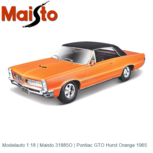 Modelauto 1:18 | Maisto 31885O | Pontiac GTO Hurst Orange 1965 Modelauto 1:18 | Maisto 31885O | Pontiac GTO Hurst Orange 1965