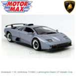 Modelauto 1:18 | MotorMax 73168G | Lamborghini Diablo GT Metallic Gray Modelauto 1:18 | MotorMax 73168G | Lamborghini Diablo GT Metallic Gray