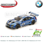 Modelauto 1:43 | Minichamps 437172601 | BMW M6 GT3 Walkenhorst 2017 #101 Modelauto 1:43 | Minichamps 437172601 | BMW M6 GT3 Walkenhorst 2017 #101