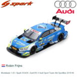 Modelauto 1:43 | Spark SG436 | Audi RS 5 Audi Sport Team Abt Sportline 2018 #4 Modelauto 1:43 | Spark SG436 | Audi RS 5 Audi Sport Team Abt Sportline 2018 #4