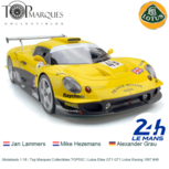 Modelauto 1:18 | Top Marques Collectibles TOP55C | Lotus Elise GT1 GT1 Lotus Racing 1997 #49 Modelauto 1:18 | Top Marques Collectibles TOP55C | Lotus Elise GT1 GT1 Lotus Racing 1997 #49