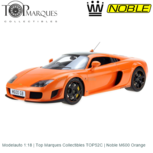 Modelauto 1:18 | Top Marques Collectibles TOP52C | Noble M600 Orange Modelauto 1:18 | Top Marques Collectibles TOP52C | Noble M600 Orange