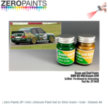 | Zero Paints ZP-1443 | Airbrush Paint Set 2x 30ml Green / Gold - Diebels Alt | Zero Paints ZP-1443 | Airbrush Paint Set 2x 30ml Green / Gold - Diebels Alt