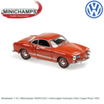 Modelauto 1:43 | Minichamps 940051020 | Volkswagen Karmann Ghia Coupe Rood 1955 Modelauto 1:43 | Minichamps 940051020 | Volkswagen Karmann Ghia Coupe Rood 1955