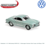 Modelauto 1:43 | Minichamps 940051021 | Volkswagen Karmann Ghia Coupe Licht Blauw 1955 Modelauto 1:43 | Minichamps 940051021 | Volkswagen Karmann Ghia Coupe Licht Blauw 1955