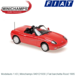 Modelauto 1:43 | Minichamps 940121930 | Fiat barchetta Rood 1995 Modelauto 1:43 | Minichamps 940121930 | Fiat barchetta Rood 1995