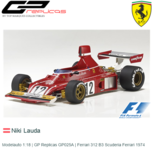 Modelauto 1:18 | GP Replicas GP025A | Ferrari 312 B3 Scuderia Ferrari 1974 Modelauto 1:18 | GP Replicas GP025A | Ferrari 312 B3 Scuderia Ferrari 1974
