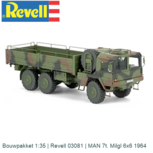Bouwpakket 1:35 | Revell 03081 | MAN 7t. Milgl 6x6 1964 Bouwpakket 1:35 | Revell 03081 | MAN 7t. Milgl 6x6 1964