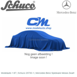 Modelauto 1:87 | Schuco 25735-1 | Mercedes Benz Spielware Messe Zwart Modelauto 1:87 | Schuco 25735-1 | Mercedes Benz Spielware Messe Zwart
