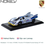 Modelauto 1:18 | Norev 187580E | Porsche 917K Martini Porsche Racing 1971 #23 Modelauto 1:18 | Norev 187580E | Porsche 917K Martini Porsche Racing 1971 #23