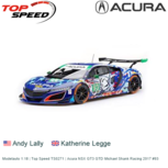 Modelauto 1:18 | Top Speed TS0271 | Acura NSX GT3 GTD Michael Shank Racing 2017 #93 Modelauto 1:18 | Top Speed TS0271 | Acura NSX GT3 GTD Michael Shank Racing 2017 #93