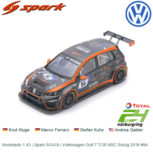 Modelauto 1:43 | Spark SG418 | Volkswagen Golf 7 TCR MSC Sinzig 2018 #94 Modelauto 1:43 | Spark SG418 | Volkswagen Golf 7 TCR MSC Sinzig 2018 #94