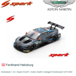 Modelauto 1:43 | Spark SG457 | Aston Martin Vantage R-Motorsport 2019 #62 Modelauto 1:43 | Spark SG457 | Aston Martin Vantage R-Motorsport 2019 #62