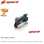 Motorfiets 1:43 | Spark M43001 | Yamaya YZR M1 Movistar Yamaha 2015 #99 Motorfiets 1:43 | Spark M43001 | Yamaya YZR M1 Movistar Yamaha 2015 #99