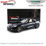 Modelauto 1:18 | Top Speed TS0231 | Aston Martin Vanquish Zagato Speedster Black Modelauto 1:18 | Top Speed TS0231 | Aston Martin Vanquish Zagato Speedster Black
