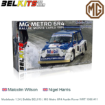 Modelauto 1:24 | Belkits BEL015 | MG Metro 6R4 Austin Rover WRT 1986 #11 Modelauto 1:24 | Belkits BEL015 | MG Metro 6R4 Austin Rover WRT 1986 #11