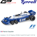 Modelauto 1:18 | GP Replicas GP029B | Tyrrell P34 Tyrrell F1 1977 #4 Modelauto 1:18 | GP Replicas GP029B | Tyrrell P34 Tyrrell F1 1977 #4