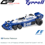 Modelauto 1:18 | GP Replicas GP029A | Tyrrell P34 Tyrrell F1 1977 #3 Modelauto 1:18 | GP Replicas GP029A | Tyrrell P34 Tyrrell F1 1977 #3