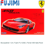 Bouwpakket 1:24 | Fujimi FU12382 | Ferrari 458 Italia Rood Bouwpakket 1:24 | Fujimi FU12382 | Ferrari 458 Italia Rood