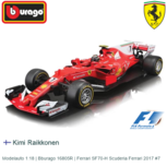 Modelauto 1:18 | Bburago 16805R | Ferrari SF70-H Scuderia Ferrari 2017 #7 Modelauto 1:18 | Bburago 16805R | Ferrari SF70-H Scuderia Ferrari 2017 #7