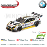 Modelauto 1:43 | Minichamps 437172699 | BMW M6 GT3 Rowe Racing 2017 #99 Modelauto 1:43 | Minichamps 437172699 | BMW M6 GT3 Rowe Racing 2017 #99
