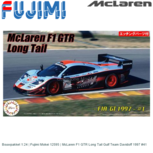 Bouwpakket 1:24 | Fujimi Mokei 12595 | McLaren F1 GTR Long Tail Gulf Team Davidoff 1997 #41 Bouwpakket 1:24 | Fujimi Mokei 12595 | McLaren F1 GTR Long Tail Gulf Team Davidoff 1997 #41