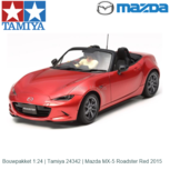 Bouwpakket 1:24 | Tamiya 24342 | Mazda MX-5 Roadster Red 2015 Bouwpakket 1:24 | Tamiya 24342 | Mazda MX-5 Roadster Red 2015