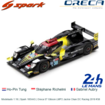 Modelauto 1:18 | Spark 18S443 | Oreca 07 Gibson LMP2 Jackie Chan DC Racing 2019 #38 Modelauto 1:18 | Spark 18S443 | Oreca 07 Gibson LMP2 Jackie Chan DC Racing 2019 #38
