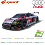 Modelauto 1:18 | Spark 18SG039 | Audi R8 LMS SP9 Audi Sport Team Car Collection 2019 #14 Modelauto 1:18 | Spark 18SG039 | Audi R8 LMS SP9 Audi Sport Team Car Collection 2019 #14
